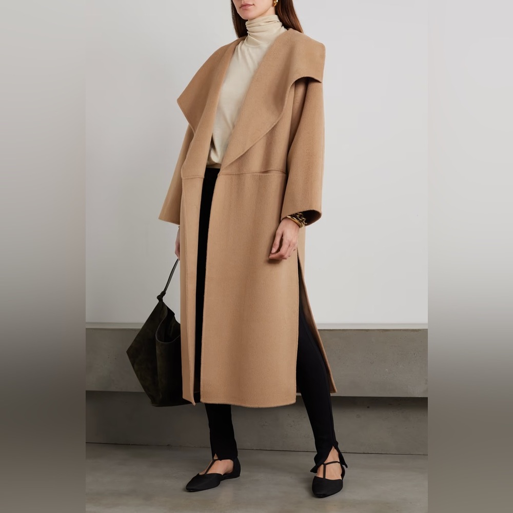 Toteme Signature Wool Coat in Camel (XS, Great condition)